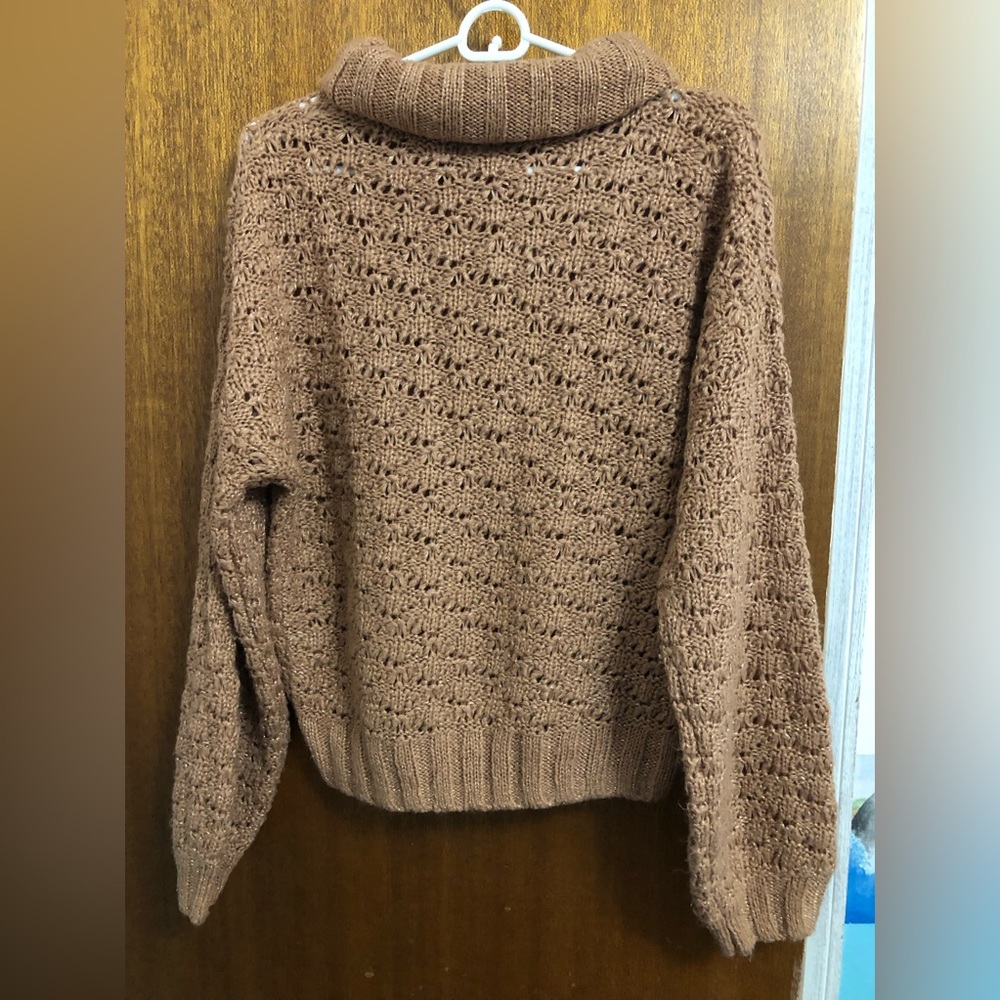 Small “rose gold “ knit sweater